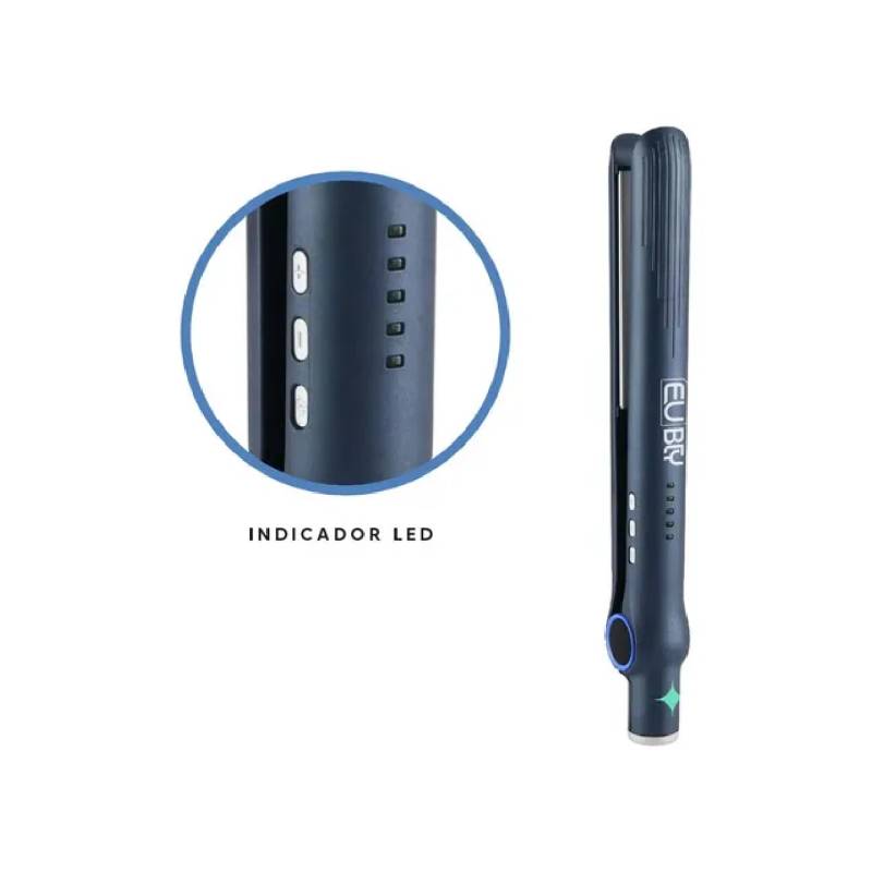 Eurobeauty Plancha Pelo Medium Azul Eb-Hss03I-Mb