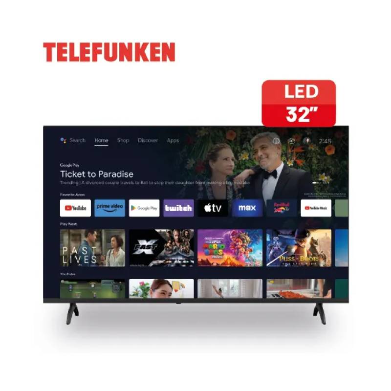 Telefunken Televisor Led 32 Hd Android Tk3225S5A