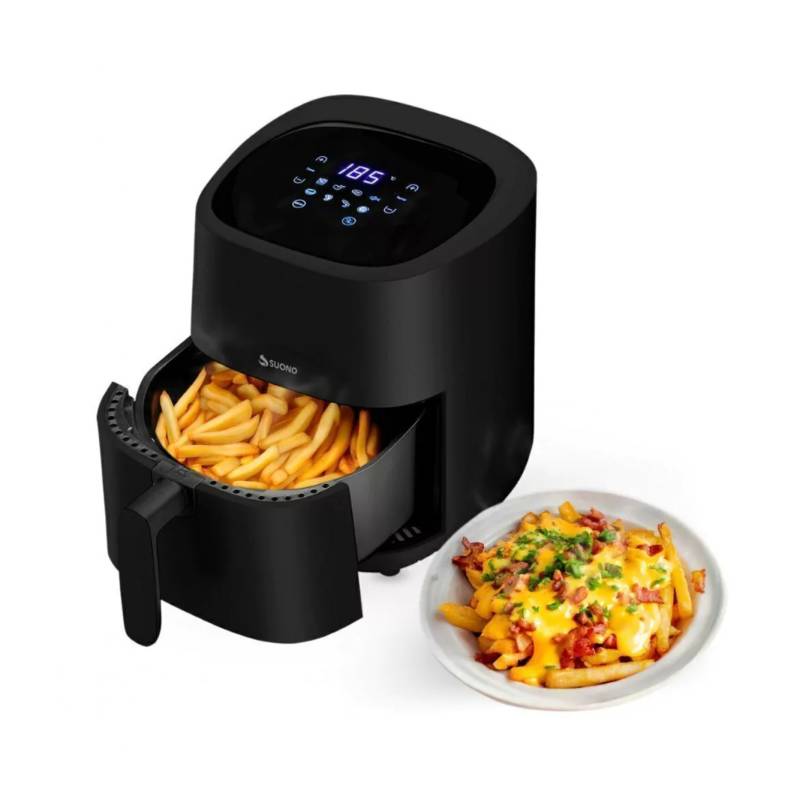 Suono Freidora Sin Aceite 3.2 Lts 1400W Digital Hog0209 Negro