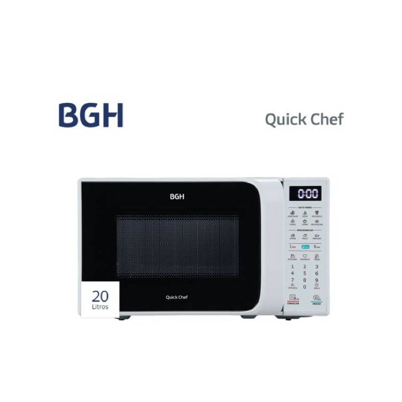 Bgh Microondas 20 Lts Digital B120Db20I Blanco
