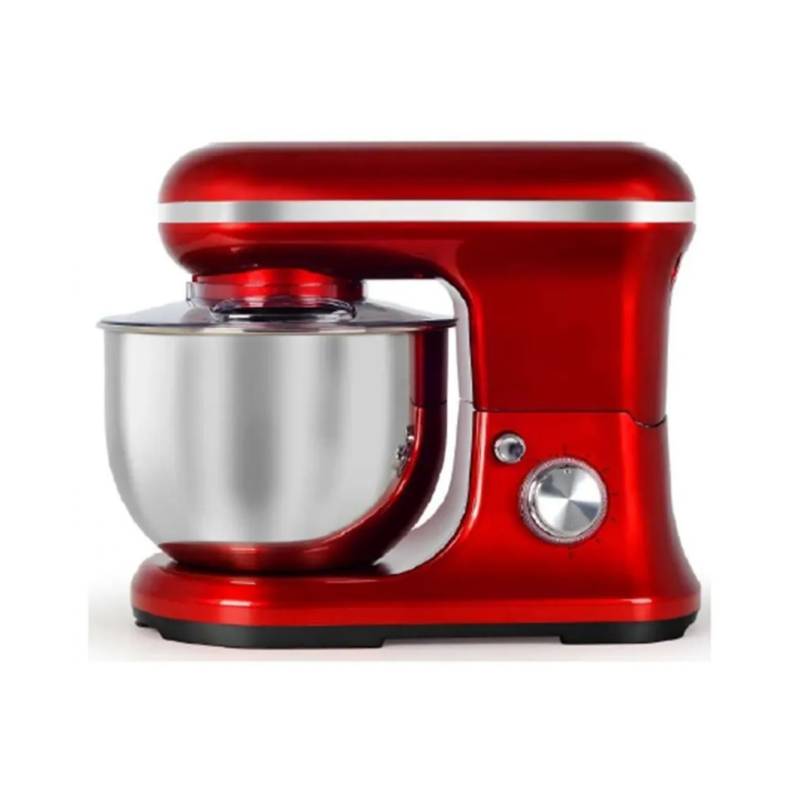 Steel Home Batidora Pie Con Bowl 1200W Planetaria Shbp1200R Roja