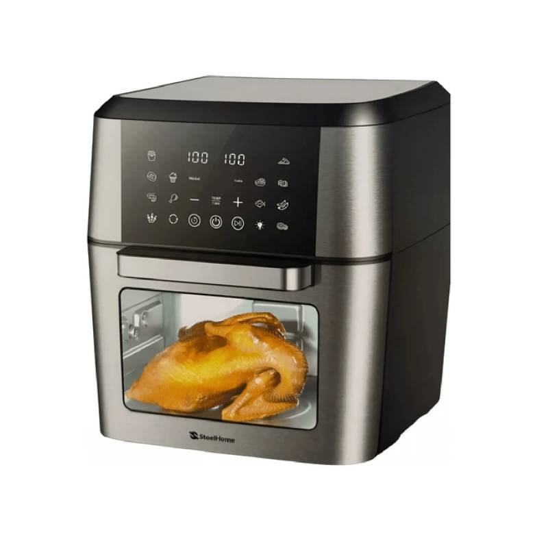 Steel Home Freidora Sin Aceite 12 Lts 1700W Af12Lo-Sh
