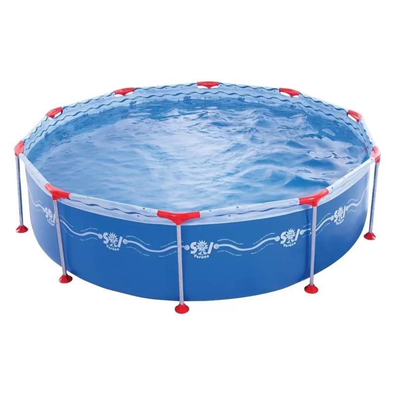 Sol Pileta Circular Redonda 3.00X0.76 5500Lts Arco 10 Fun