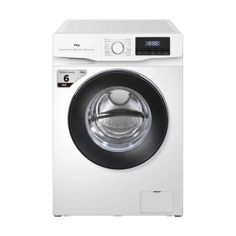 Tcl Lavarropas Frontal 6Kg Inverter P606Flw Blanco