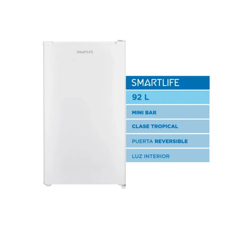 Smartlife Heladera Frigobar 92 Lts Rmb090Wh Blanca