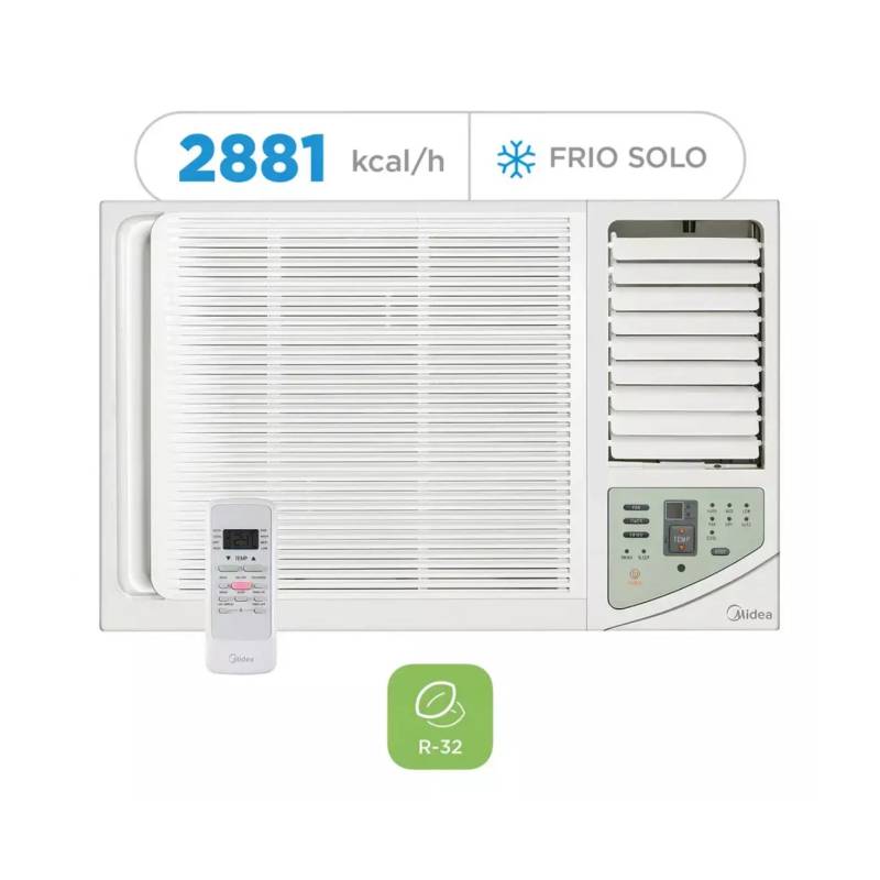 Midea Aire Ventana 2881 Kcal/H Frio Solo Mvf12Cfn81F