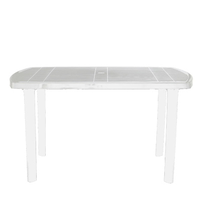 Garden Mesa Plastica Rectangular Maldiva Blanca F423500