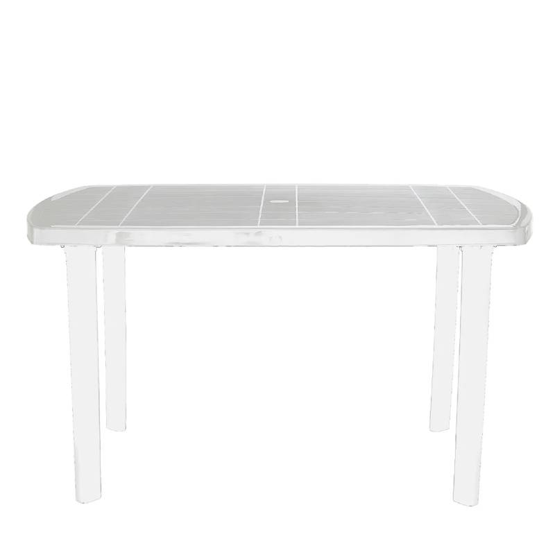 Garden Mesa Plastica Rectangular Maldiva Blanca F423500