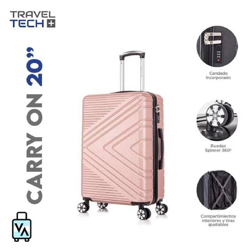 Carry On Valija 20 Waterproof Rosa 40-0004