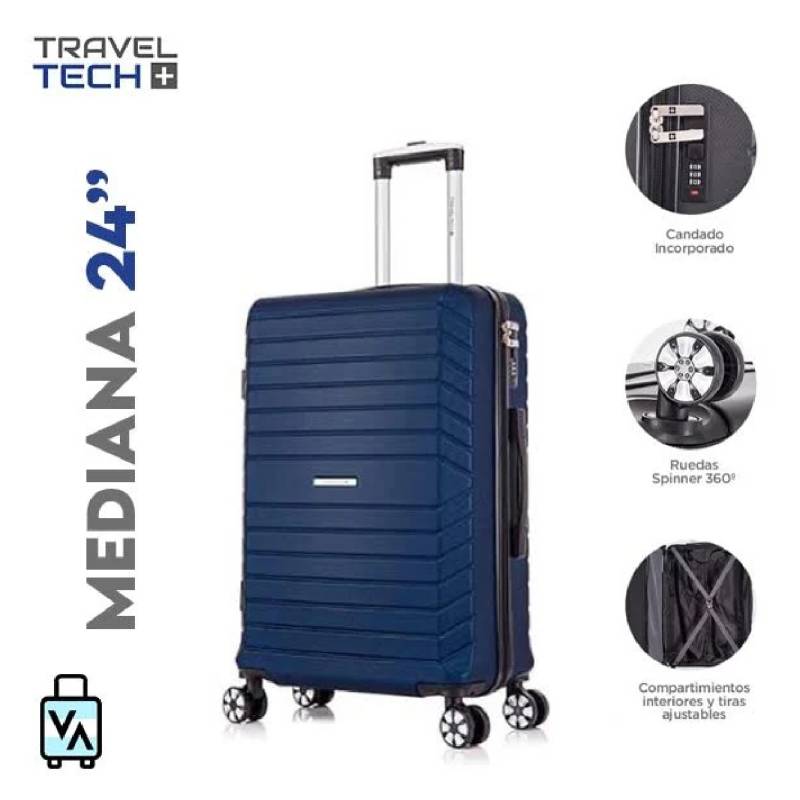 Travel Tech Valija Mediana 24 Azul 40-0010