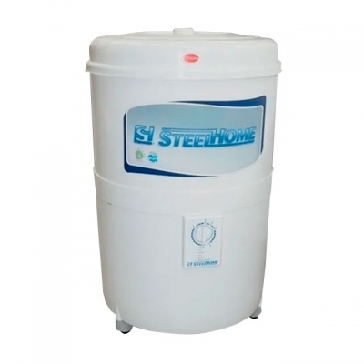 Steel Home Lavarropas Superior 5kg Redondo Plastico  Sh6sbby Alladio Drean