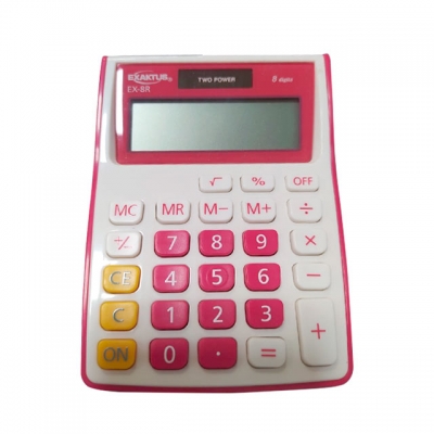 Exaktus Calculadora Ex-8 Rojo